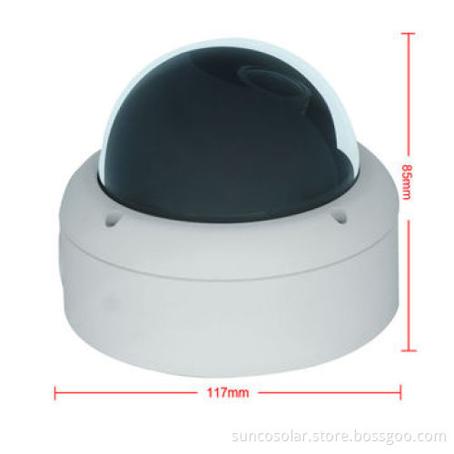 Fish Eye Dome Camera, Vandal-resistant Housing, 700TVL Resolution, 0.00001Lux Minimum Illumination